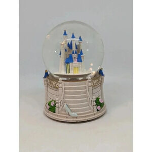 Disney Cinderella's Castle Snow Globe Music Box 2024 Walgreens Exclusive